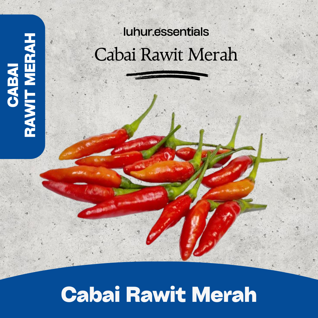 

Cabe / Cabai Rawit Merah - Segar & Berkualitas - 1 Kg