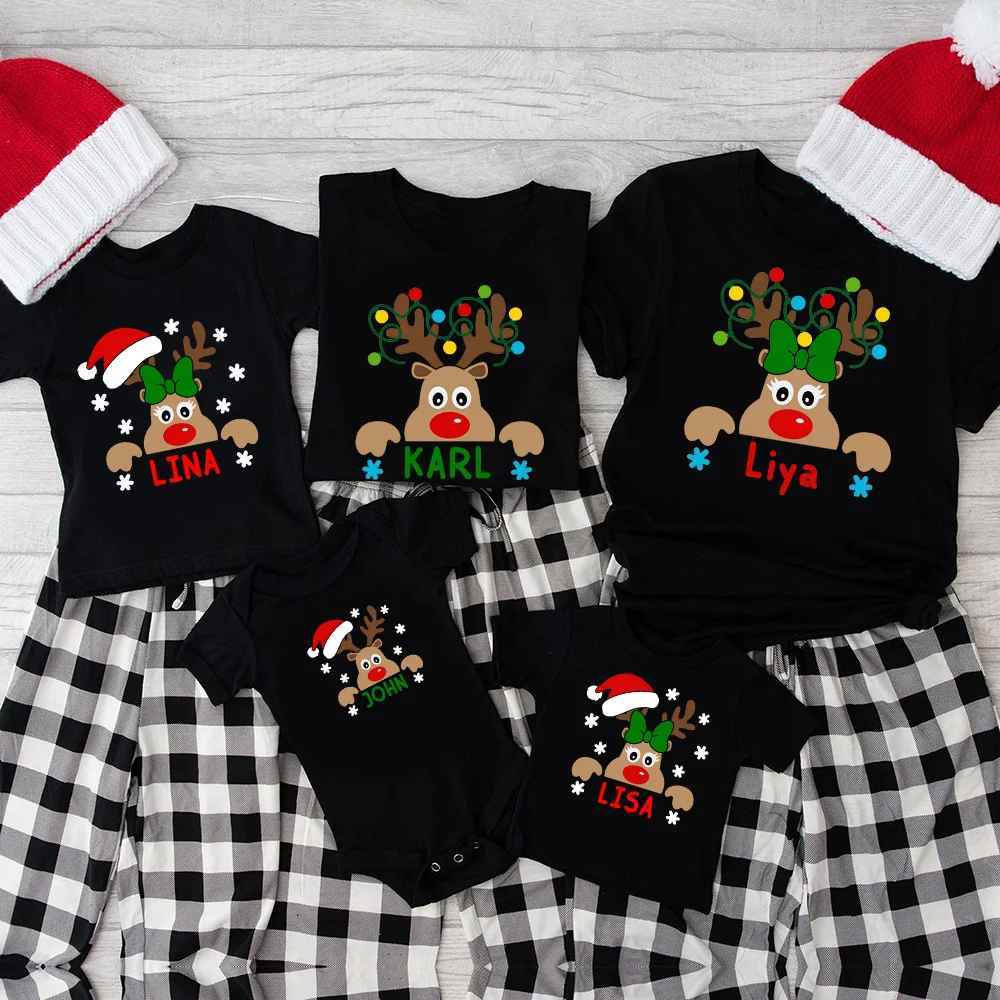 Baju Kaos Natal Merry Christmas Custom Nama | Tshirt Faith Xmas Baju Seragam Couple Keluarga Natal