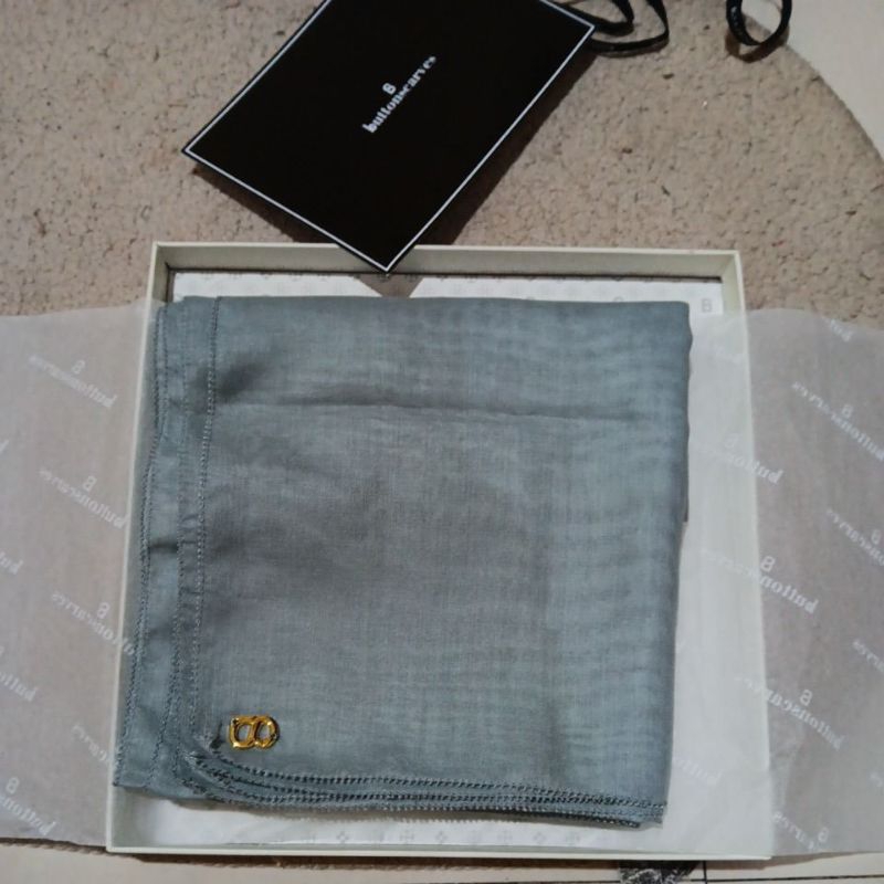 Preloved everyday scarf - slate