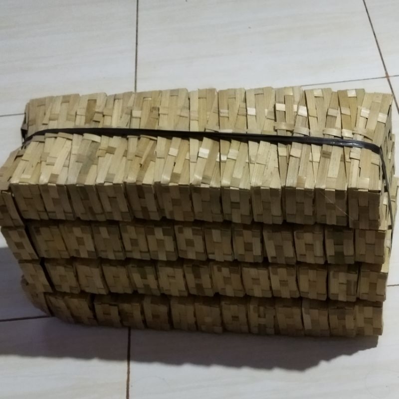 (400pcs) Reyeng Keranjang Bambu 17x7x3 Grosir Termurah