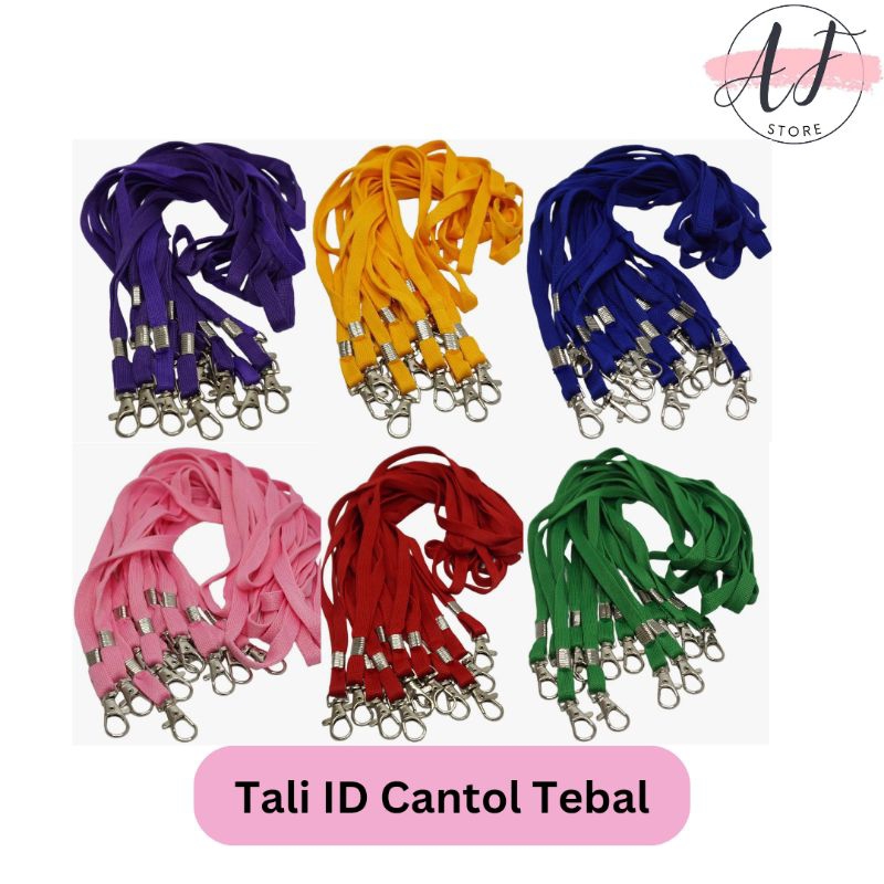 

Lanyard Id Card / Tali id Cantol Tebal 1 Lusin