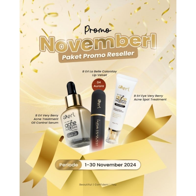 Paket Join Reseller November 2024 B Erl Cosmetics | Berl Cosmetics Official