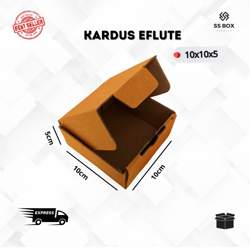 

Kardus packing ukuran 10x10x5 cm