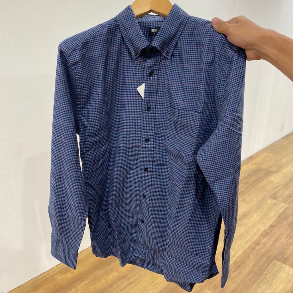 Jastip. Kemeja Flannel Uniqlo (MAN)
