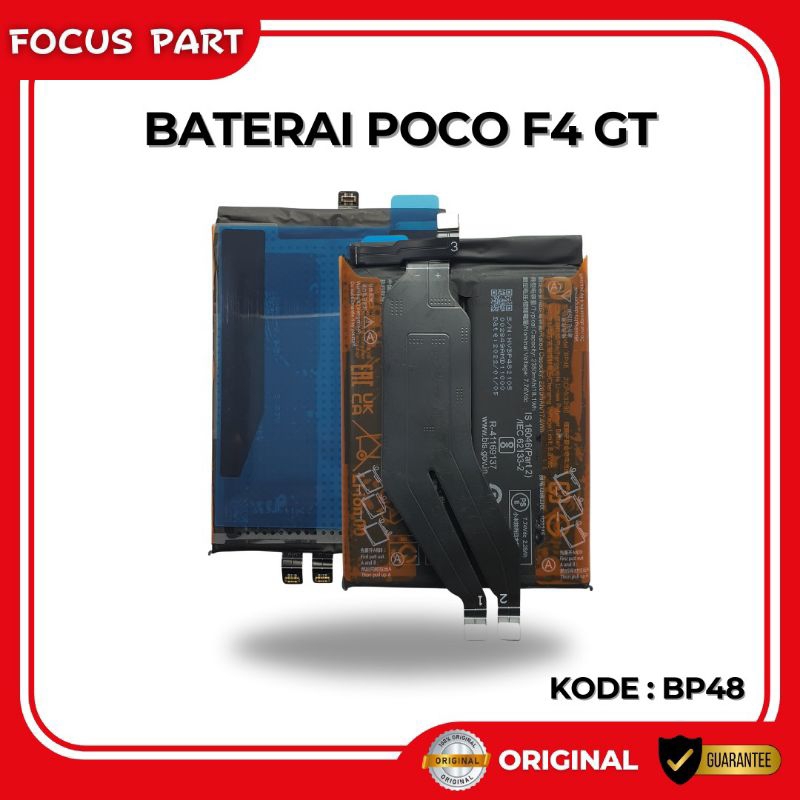 BATTERY BATRE BATTERAI BATERAY BP48 XIAOMI POCO F4 GT ORIGINAL