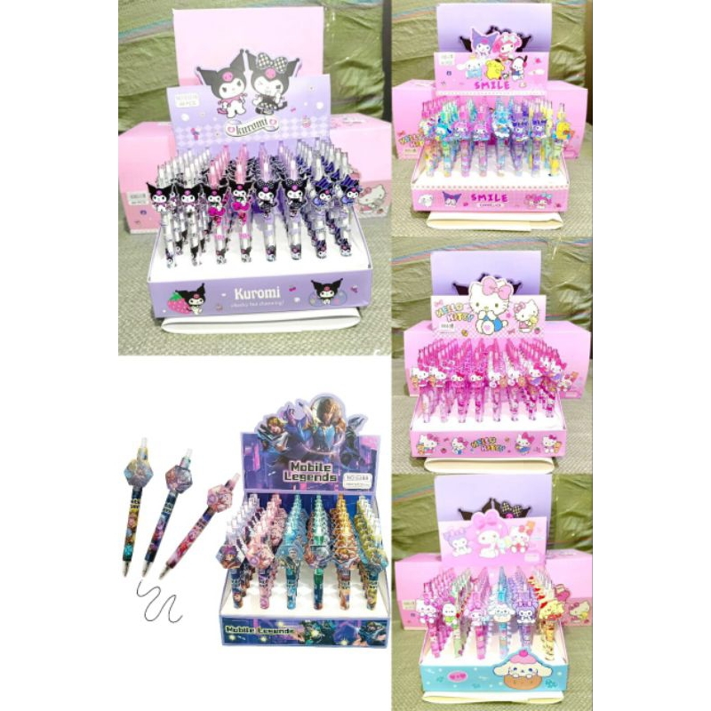 

Pulpen cetek akrilik pena motif random/ pen gel karakter motif lucu