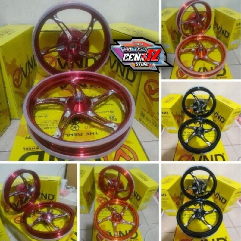 Velg VND NEW SPEED Bintang laut Vario 110 125 150 Beat Scoopy Genio Spacy lebar 185/215-14