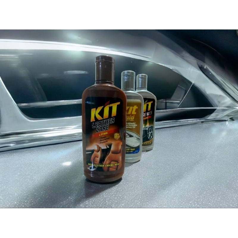 Kit gold series LIQUID CAR WAX & LEATHER CARE LOTION