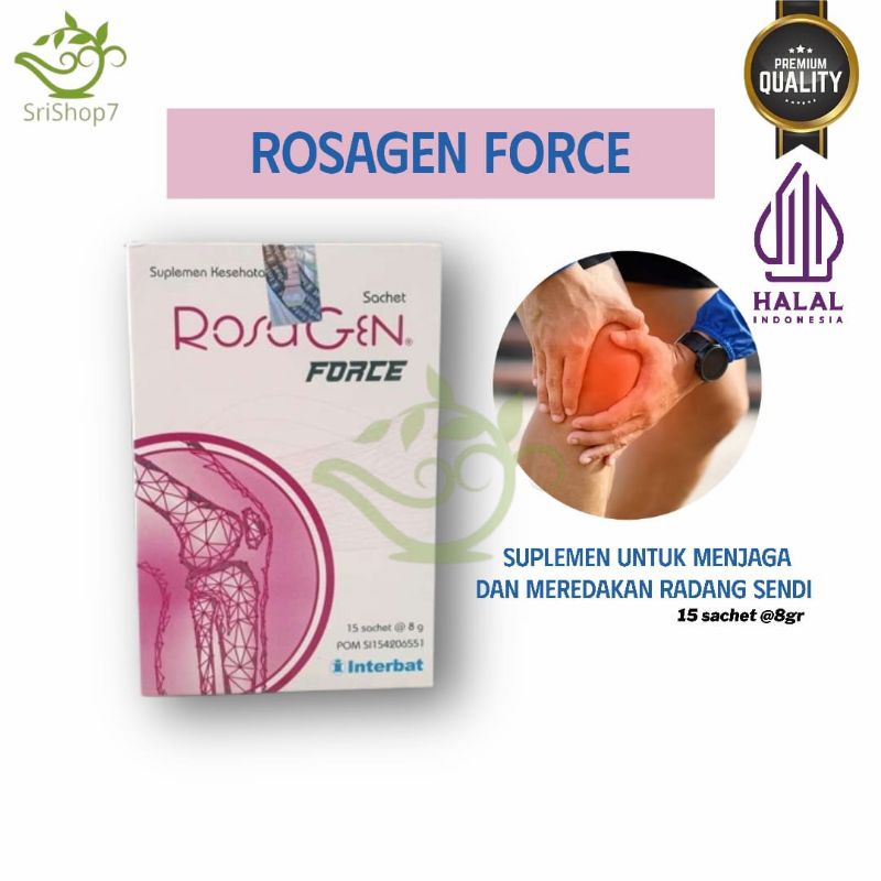 ROSAGEN 15 Sachet - Rosagen 8 Gram Suplemen Kesehatan Sendi