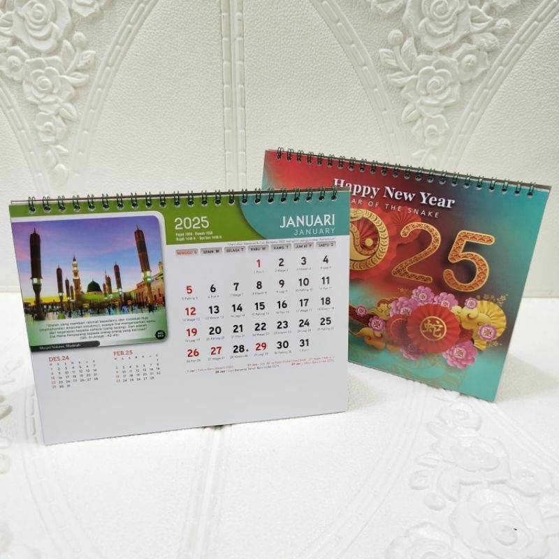 

Kalender Meja Standar Gambar Masjid Dunia tahun 2025