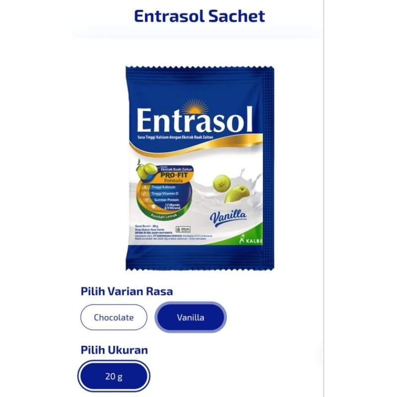 Entrasol Sachet