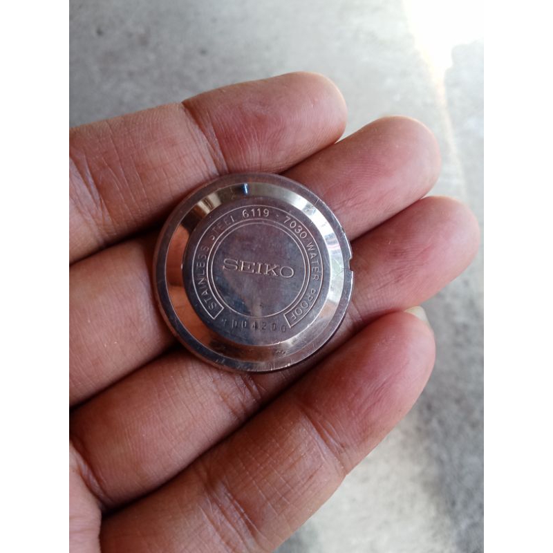 Back case Seiko 6119 - 7030 model ceplokan bukan drat