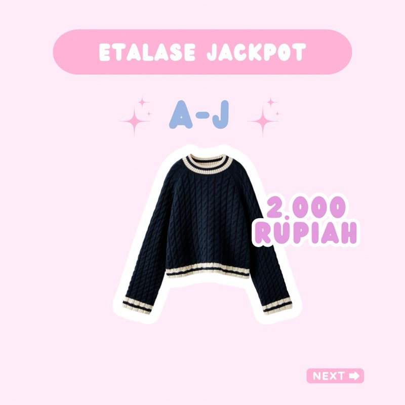 [A-J] JACKPOT SWEATER CARDIGAN BY.MARRA