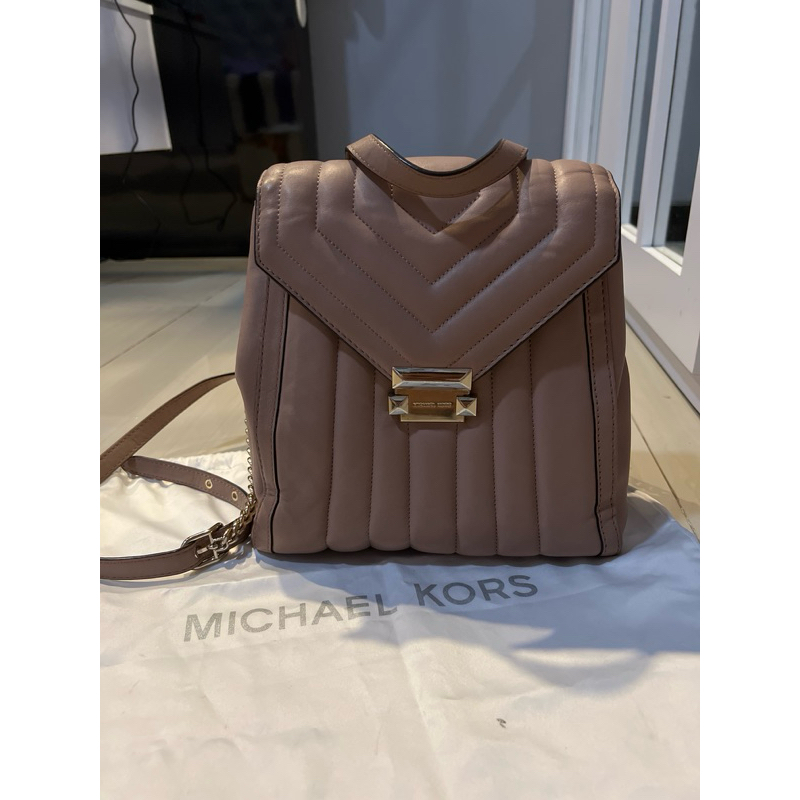 Preloved Michael Kors Whitney Fawn Backpack