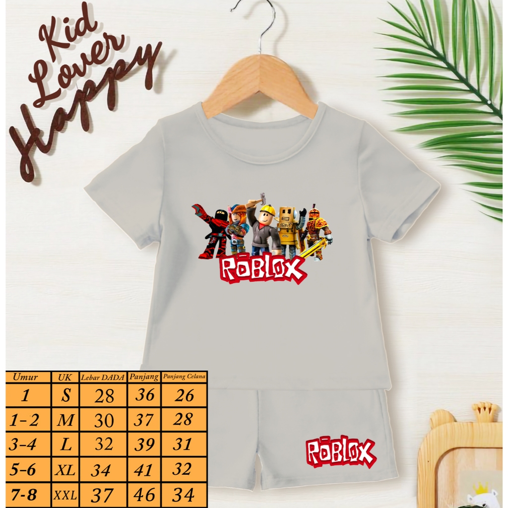BAJU SETELAN ANAK-ANAK ROBLOX / baju setelan roblox