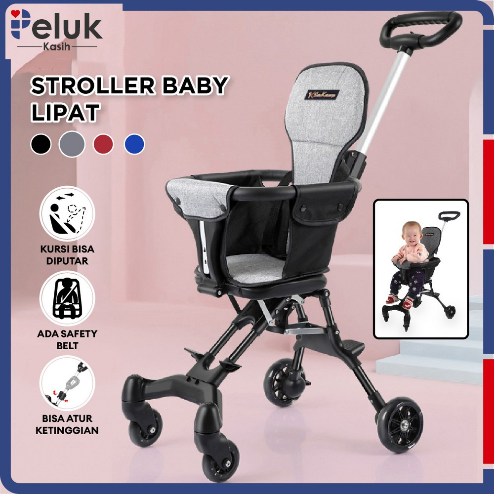 Stroller Dorong Baby Lipat Anak Bayi / Kereta Dorong Kursi Putar 2 Way Cabin Size / Kereta Dorong