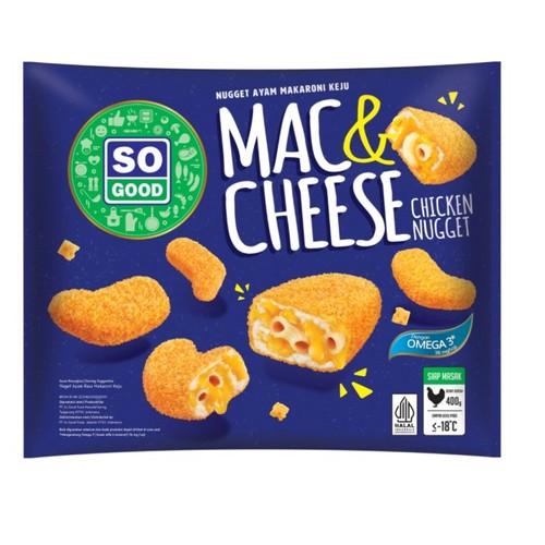 

So Good Nugget Mac N Cheese 400gr Frozen