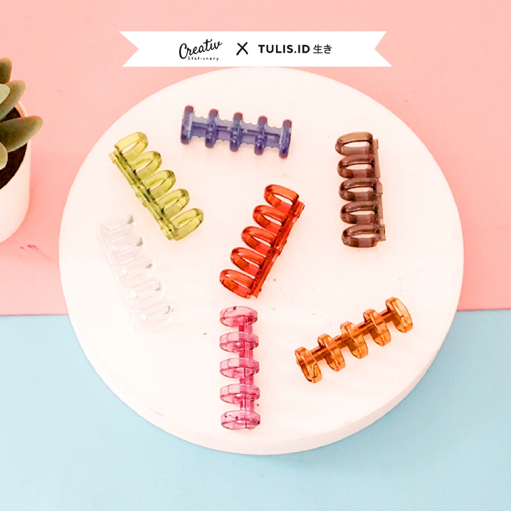 

[TULIS.ID IKI 生き] DIY Loose Leaf Binder Binding Ring 5 Ring