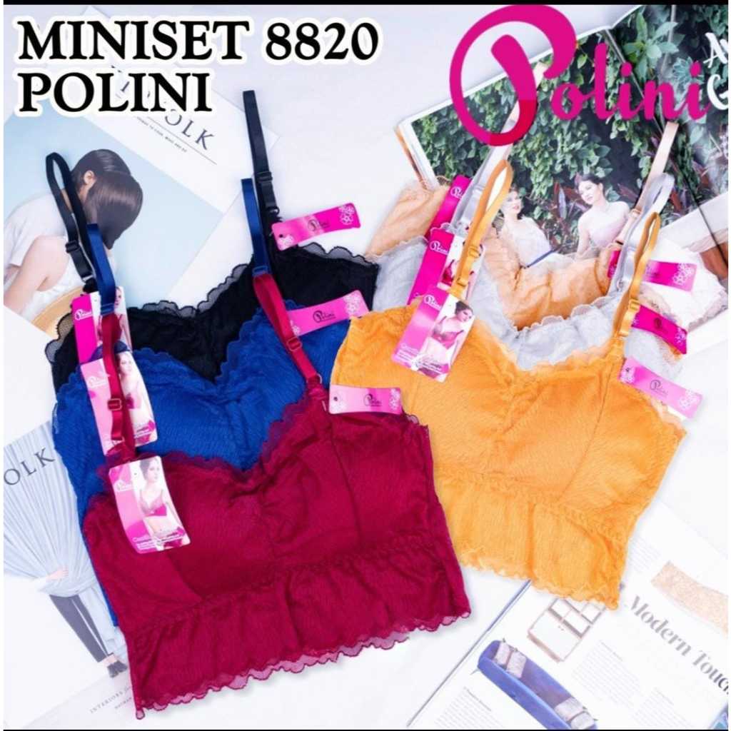 POLINI BH Olahraga Sport Bra Premium Wanita 8820 Miniset Dewasa Sport Bra