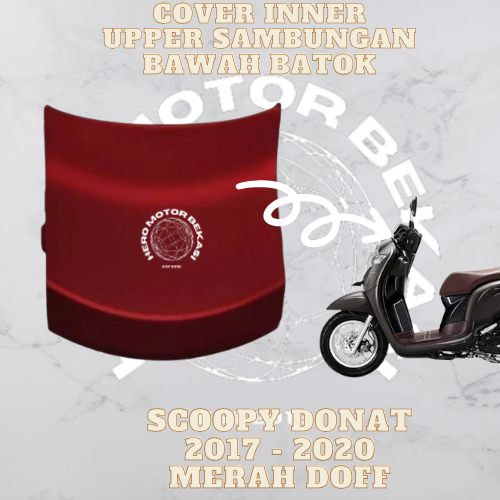 grts ongkir - cover inner upper  penutup sambungan legshield scoopy esp k93 thn 2019 2020 warna mera