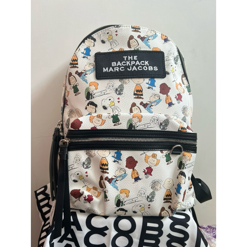 Backpack Marc Jacobs Snoopy Kulit Asli