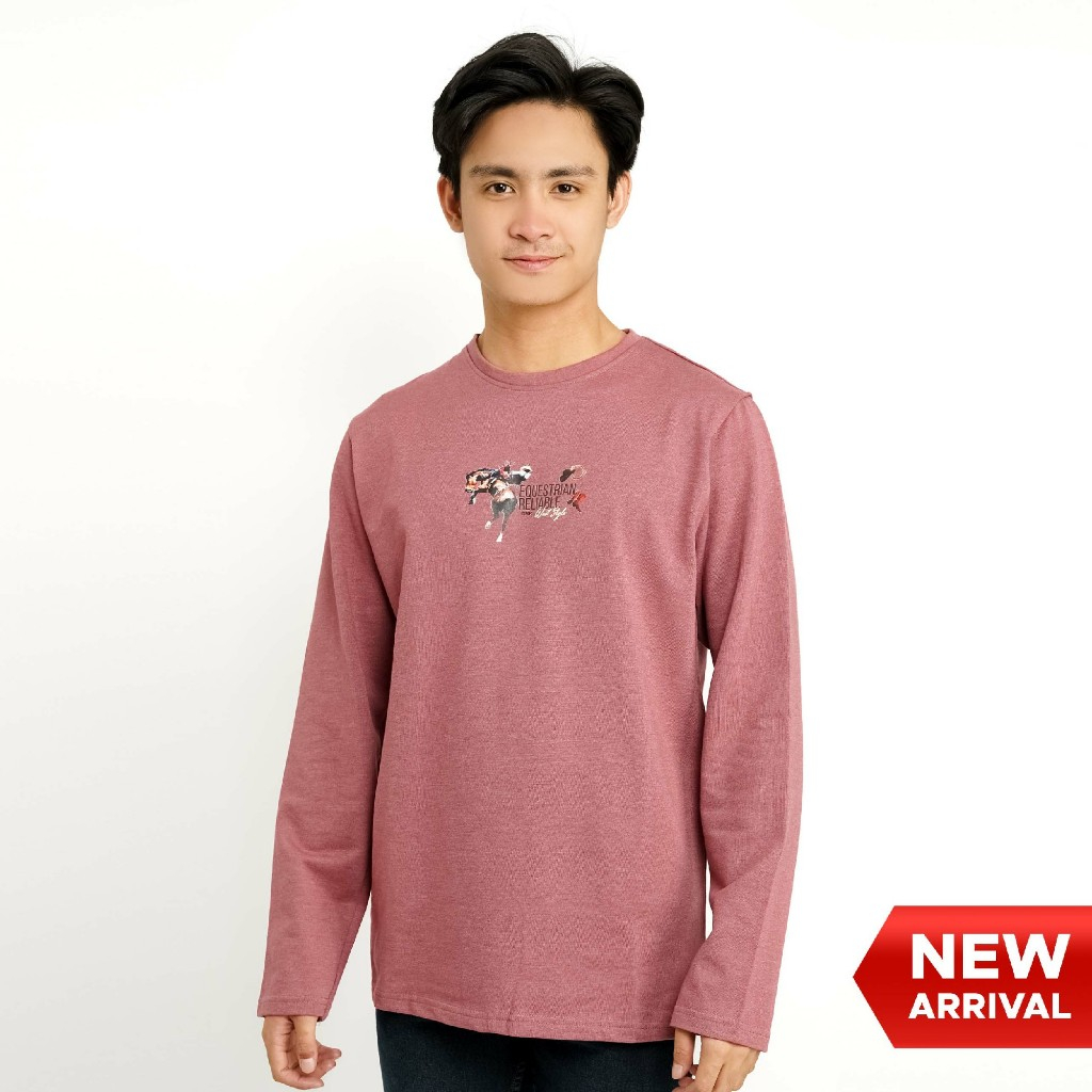 Damor Kaos  Slimfit Men Pink Lengan Panjang - RMSCL.JB025N