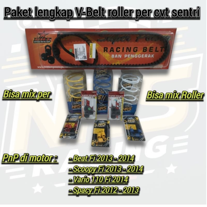 Paket kirian beat fi stater kasar Scoopy fi Vario 110 fi spacy fi VBelt BRT Per cvt per sentri nrs R