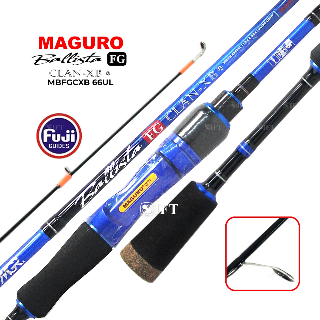 Joran UL Maguro BALLISTA FG CLAN XR/XB | Full Fuji | 2-6 lbs | Carbon | UltraLight Casting