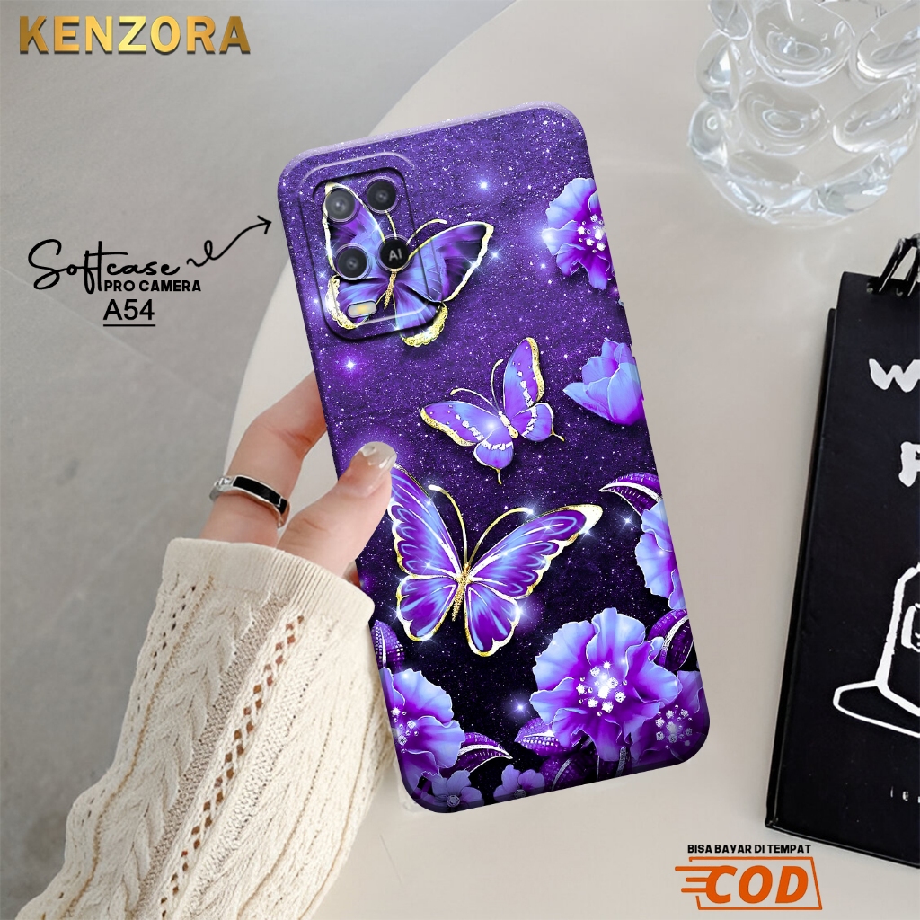 Soft case Hp OPPO A54 - KENZORA- Fashion Case Aesthetic - Silicon - Pelindung Belakang Handpone - Co