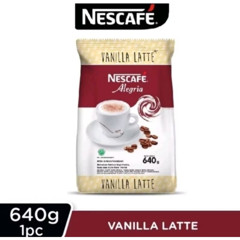 

Nescafe Alegria Vanila latte 640gr ex.2025