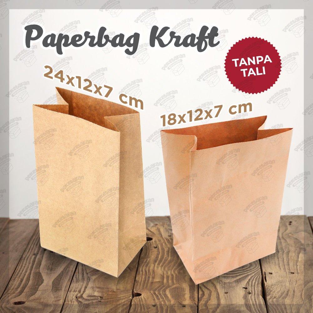 

Paper Bag Polos kraft | kantong kertas| goodie bag kertas Murah | Tas Kertas Kecil Mini Souvenir | Kado Makanan Kue