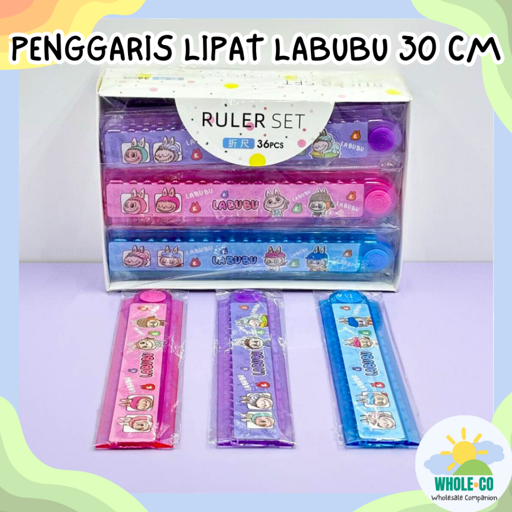 

Penggaris Lipat Labubu Premium Panjang 30 cm Labubu The Monsters Viral Unik Lucu Imut Termurah Grosir Cod