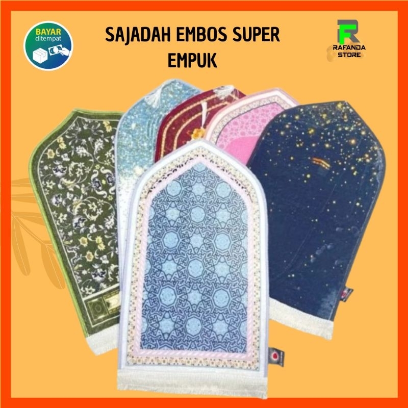 Sajadah Anak Mini  Premium Tebal Cutting Kubah lembut Anti slip