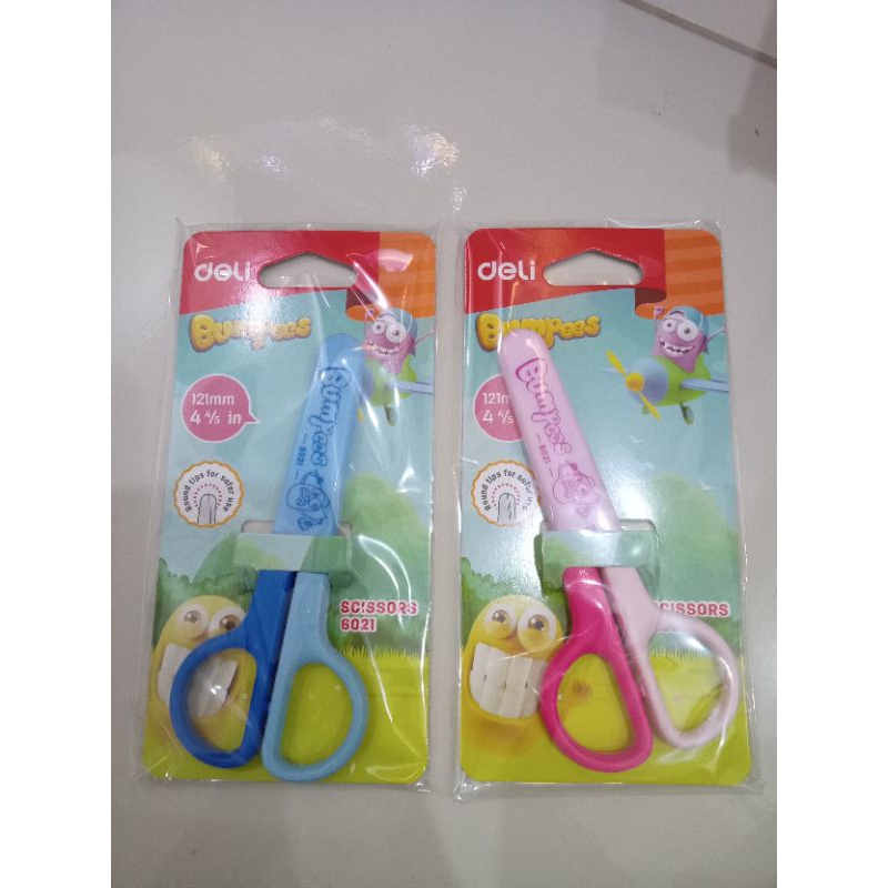 

Deli gunting anak gunting sekolah aman di gunakan E6021 skyz