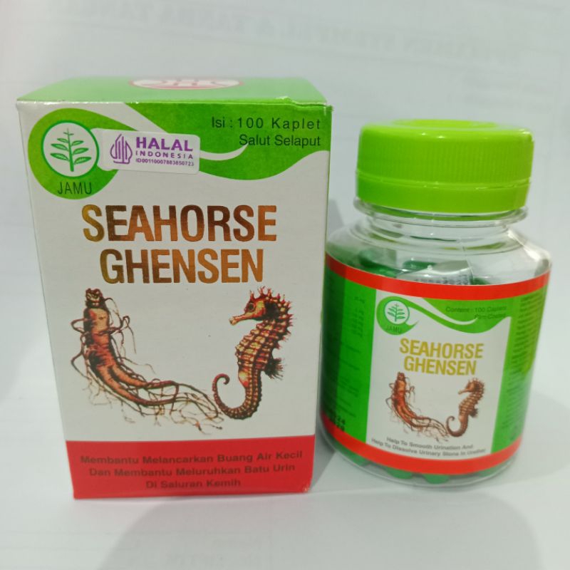 Seahorse Ghensen - Ginseng batu ginjal, melancarkan buang air kecil