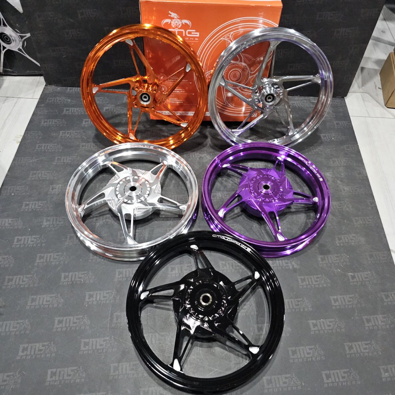Velg Velek CMG MG1 Yamaha Mio Sporty Soul Model Bintang Laut Ring 14