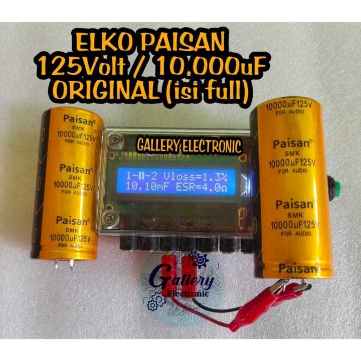 Elko / Elco Capasitor PAISAN 125v 10000uf Kualitas Original