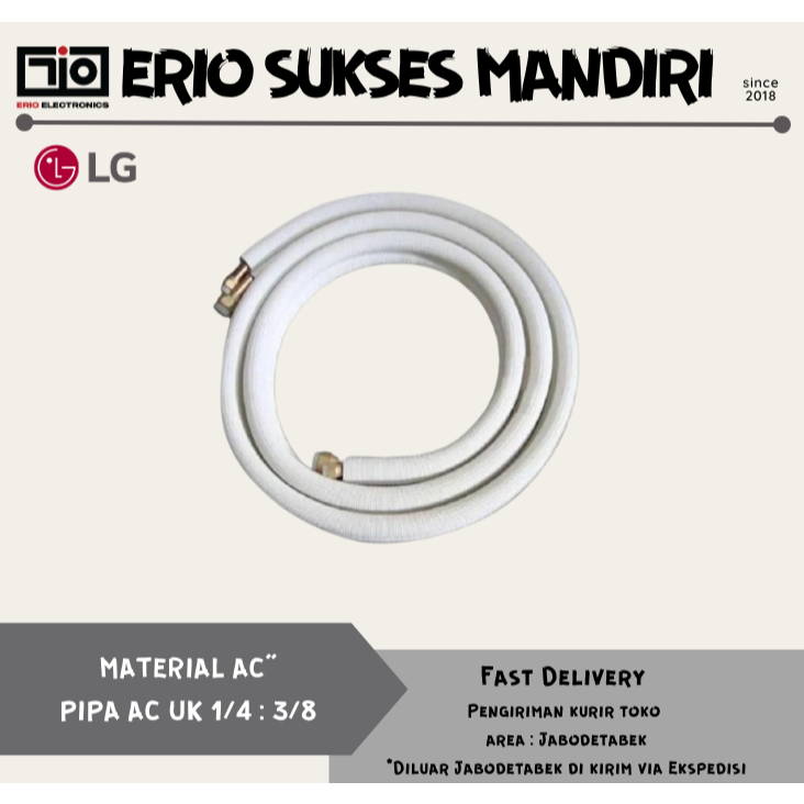 PIPA AC 1/4 x 3/8 LUX ( 0,8 mm ) AC 1/2 PK - 1 PK | PER METER