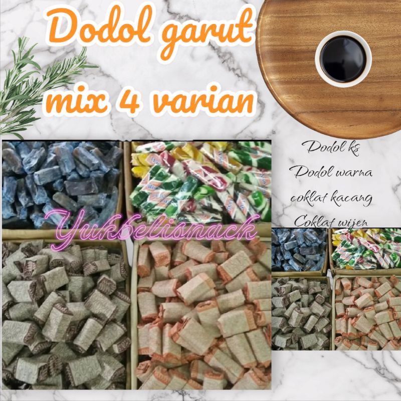 

dodol garut/ dodol garut campur/dodol mix 4 varian/500gr