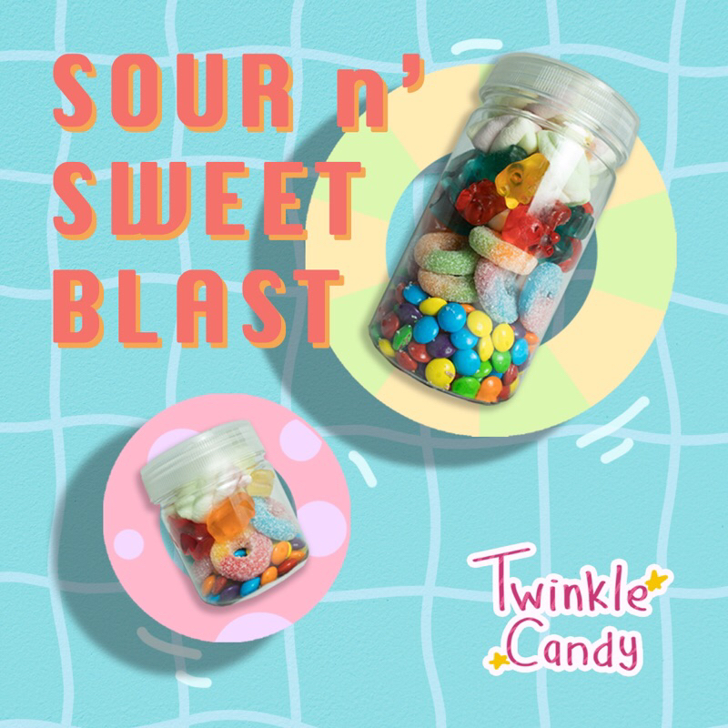 

Sour n' Sweet Blast Mix - Twinkle Candy permen asam dan manis