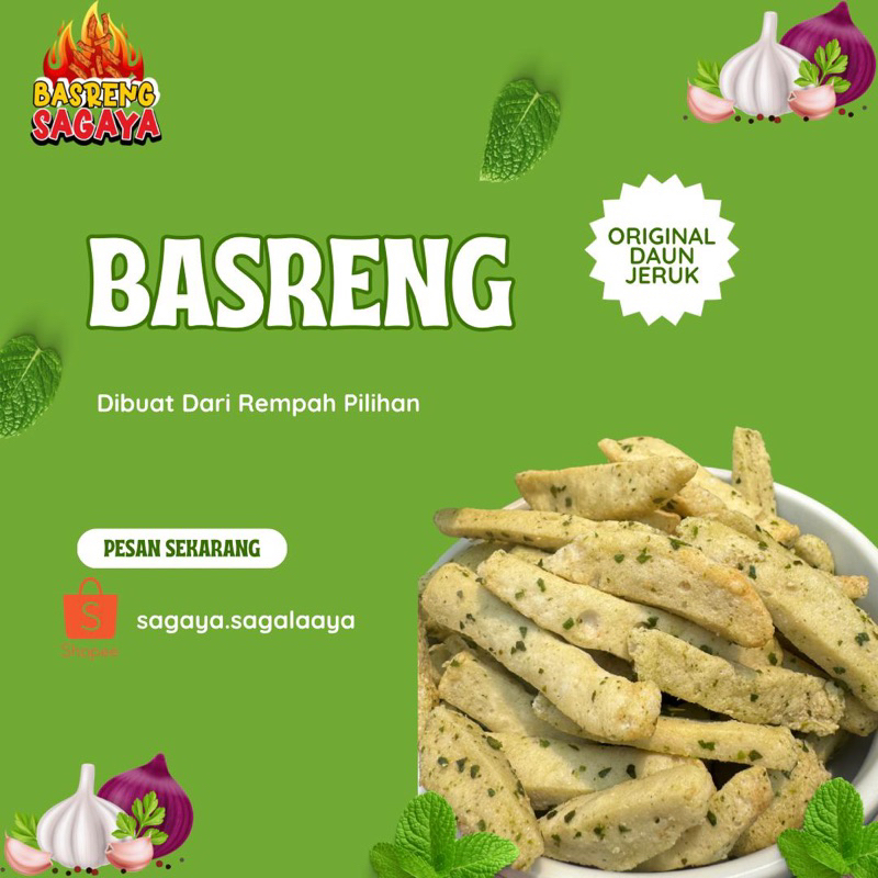 

Basreng SAGAYA Original Daun Jeruk Gurih Kriuk EnduuLLL Pisan
