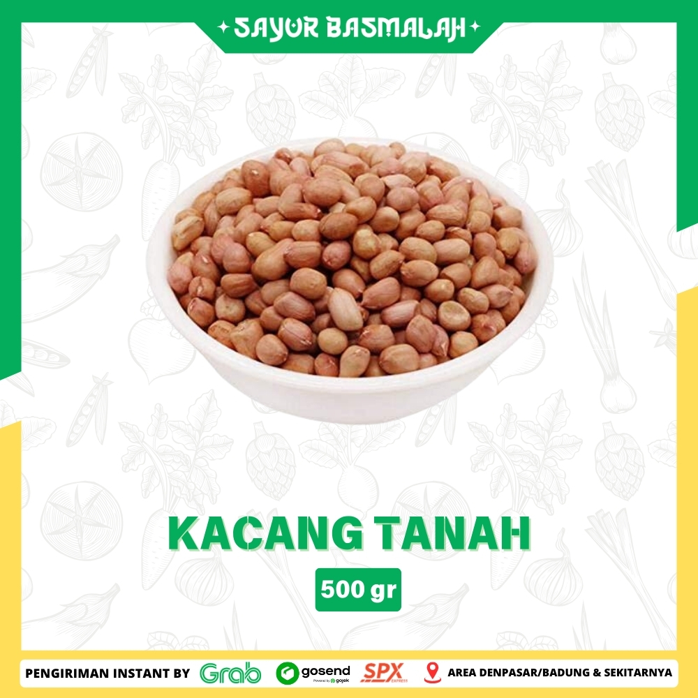 

Kacang Tanah 500gr - Sayur Basmalah