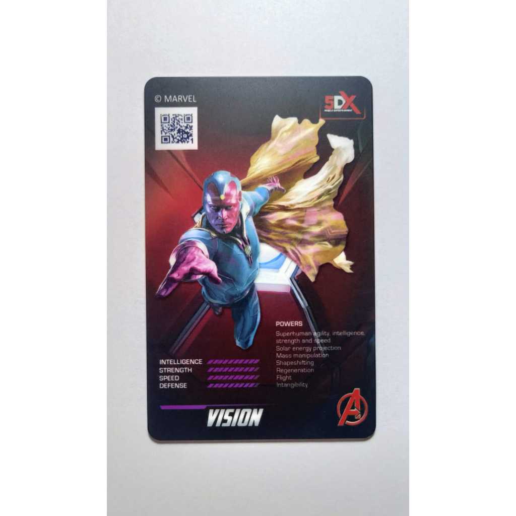Kartu Marvel Avenger 5DX:Vision