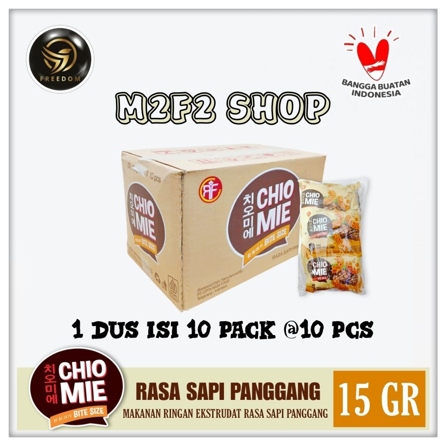 

Chio Mie Bite Size Roast Beef | Snack Camilan Rasa Sapi Panggang - 15 gr (Kemasan Karton)