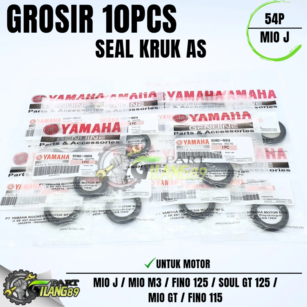 GROSIR 10 PCS SEAL KRUK AS MIO J 540 / MIO M3 / SOUL GT / XEON RC / XRIDE 115