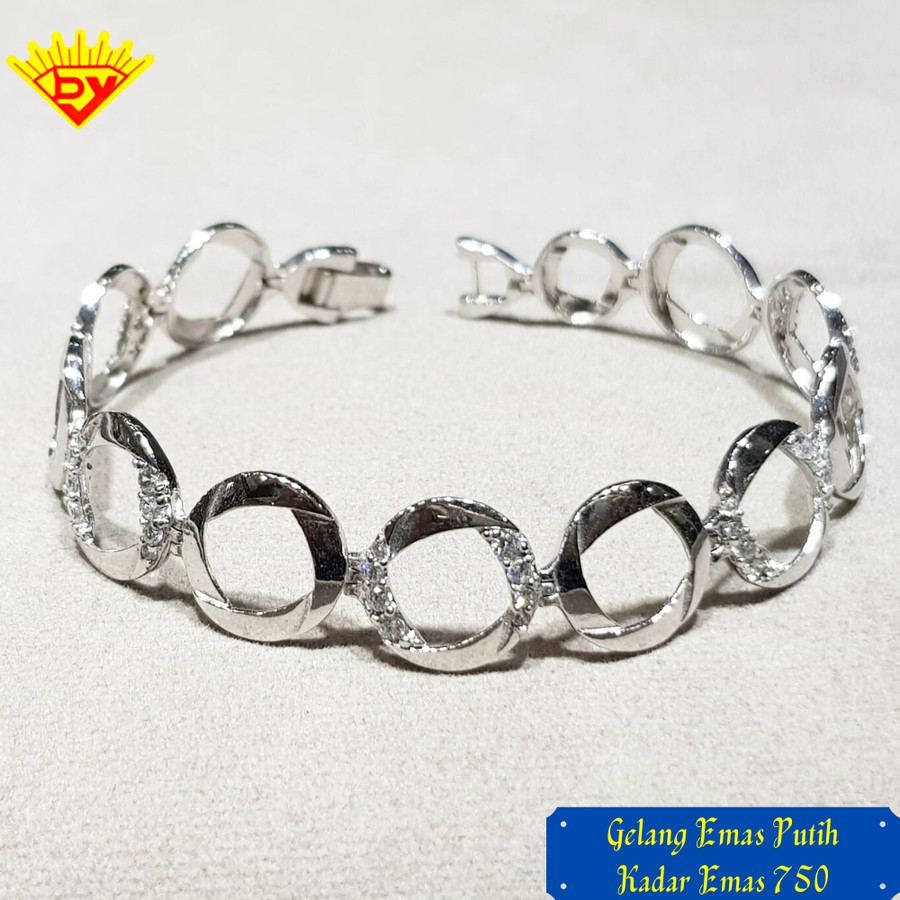 Gelang Emas Rantai Kadar Emas 750