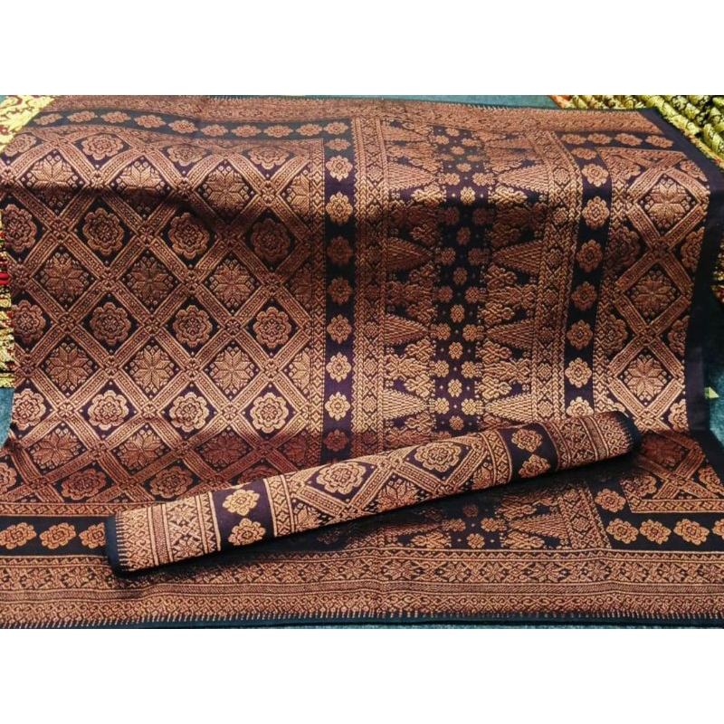 Songket palembang warna tembaga