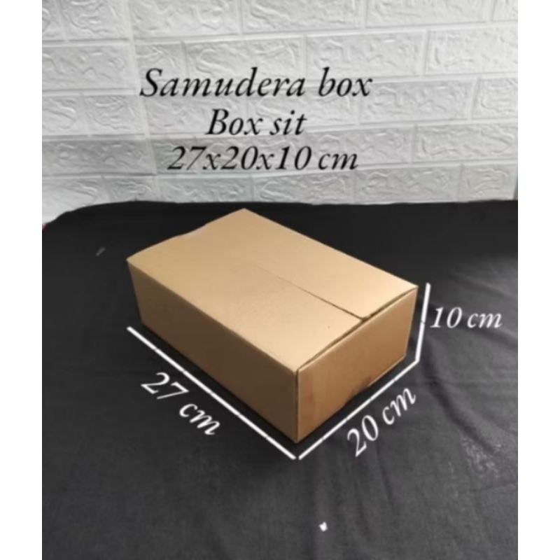 

kardus karton box uk 27x20x10 cm ST sheet singgle wall polos
