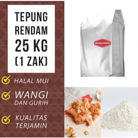 

Tepung rendam 25 kg / 1 zak (Boga Utama)