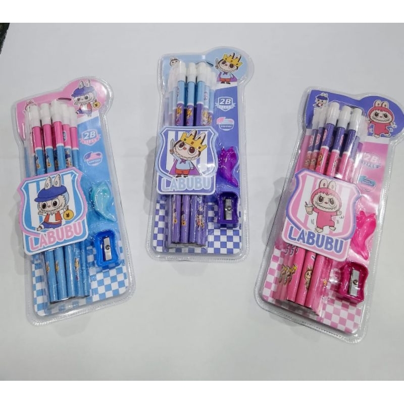 

Pensil Set 2B Karakter Labubu KT-121